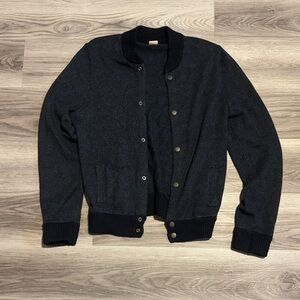 Hollister Navy Button-Up Jacket